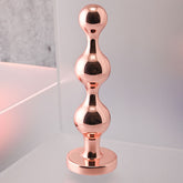 Gender X GOLD DIGGER Large - Large Butt Plug with Black Gem Base > Anal Range > Jewel Butt Plugs